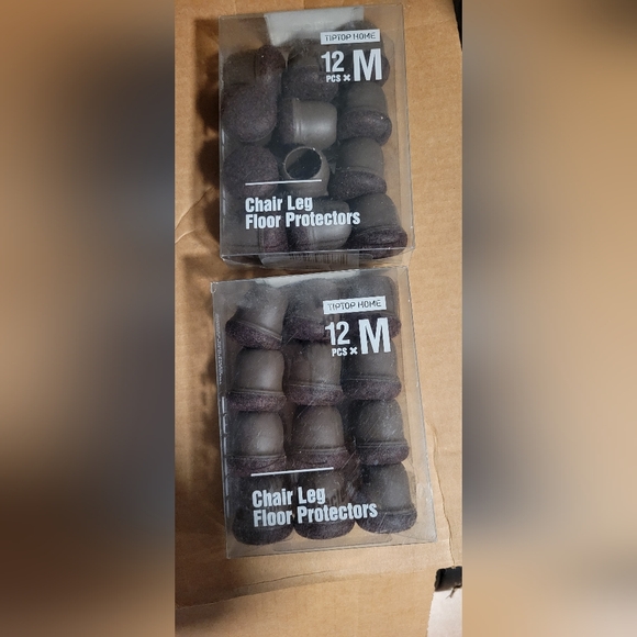 Chair leg protectors 12 count - Picture 2 of 2